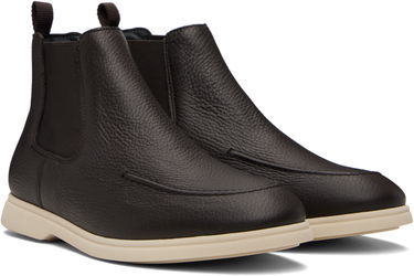 Tenisky a topánky BOSS BOSS Leather Chelsea Boots Čierna | 50548107, 3