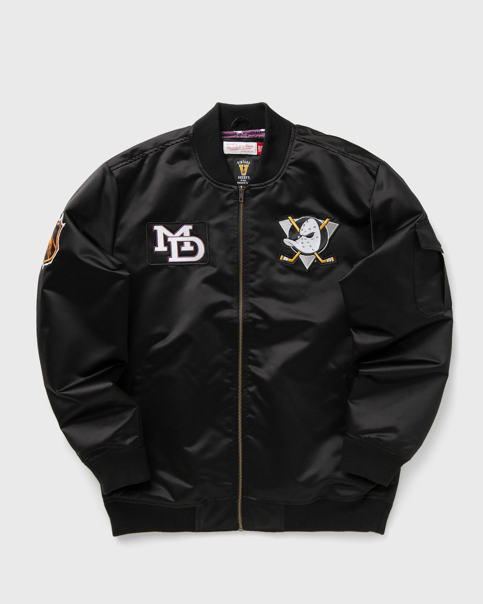 Anaheim Ducks Team Leader Satin Bomber Jacket