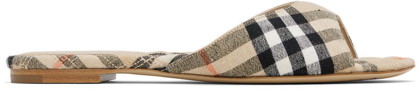 Doplnky Burberry Burberry Check Mews Sandals Béžová | 8106160