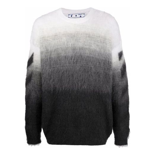 Sveter Off-White Off-White FW21 Plush Gradient Round Neck Pullover Sweater Rôznofarebný | OMHE098F21KNI0011010