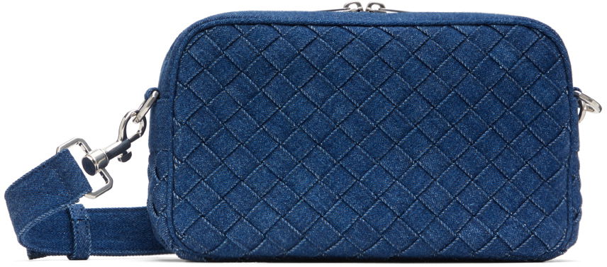 Taška cez rameno Bottega Veneta Small Intreccio Bag Navy | 755353 V2ZK1, 0