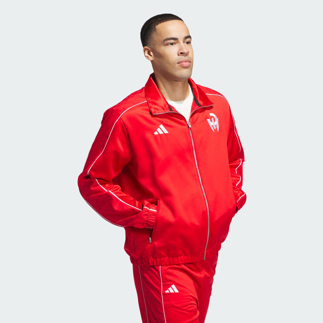 Bunda adidas Performance Mahomes Červená | JE4332, 1