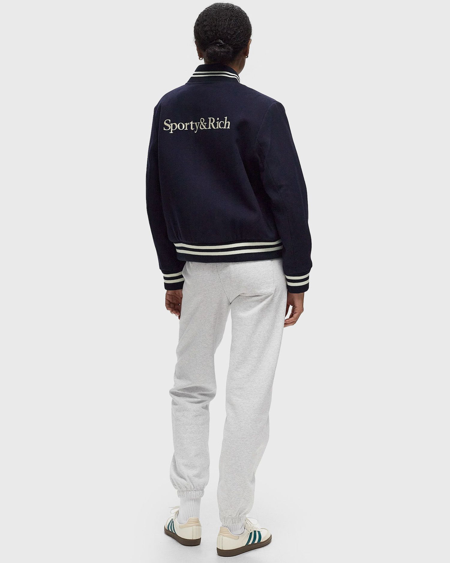 Bomber bunda Sporty & Rich Yankees Serif Varsity Jacket Modrá | OW007505635BL32, 1