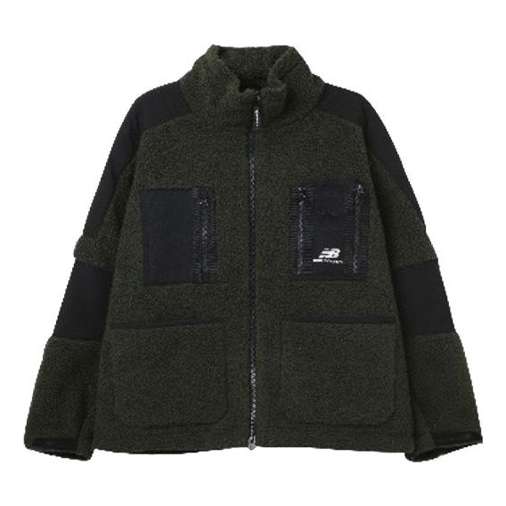Parka New Balance Warm Winter Fleece Jacket Zelené | MDA43121-KH