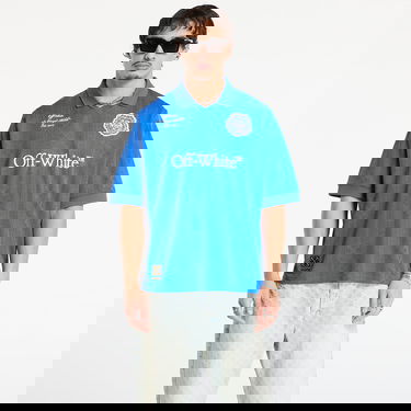 Dres Off-White Lion Nation Soccer Jersey Modrá | OMAD00CF25JER0044601, 0