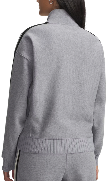 Mikina Under Armour Icon Heavyweight Fleece Quarter-Zip Pullover with Striped Sleeves Šedá | 6004850-011, 2