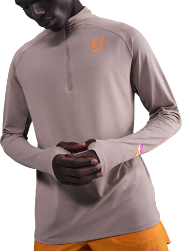 Tričko Nike Stride Eliud Kipchoge Quarter-Zip Running Top Béžová | hv2658-271, 0