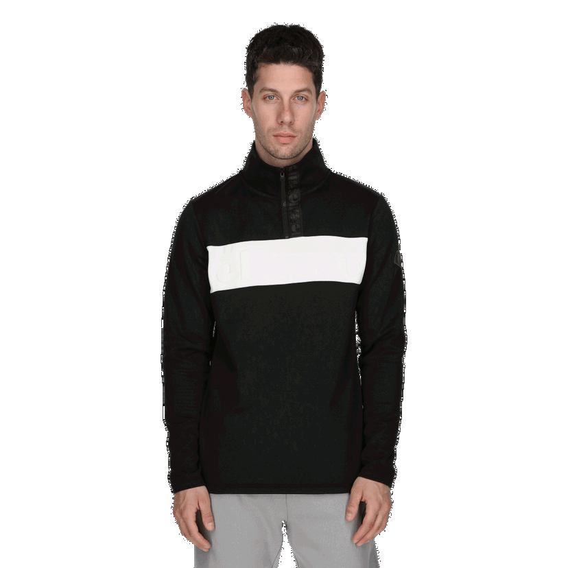 Mikina Ellesse Men's Quarter-Zip Pullover Čierna | ELA233M611-01