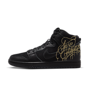 FAUST x Dunk High "Black and Metallic Gold"
