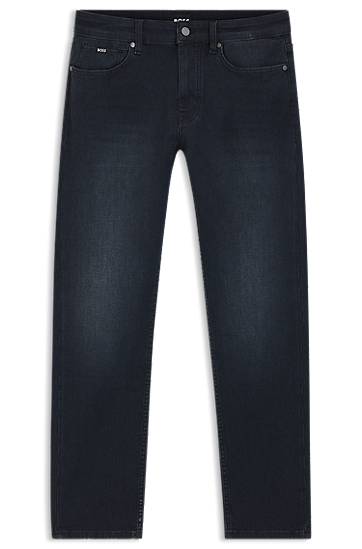 Džínsy BOSS Delaware slim-fit knitted denim jeans Navy | 50551425