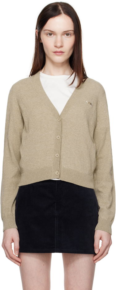 Sveter A.P.C. Josephine Cropped Cardigan Béžová | COEZJ-F22316, 0