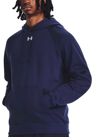 Mikina Under Armour Rival Fleece Hoodie Navy | 1379757-410, 0