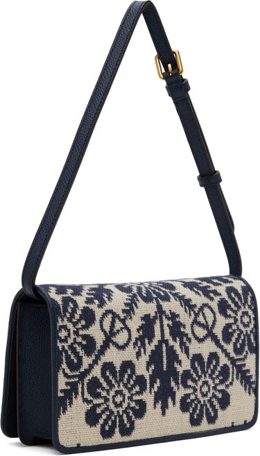 Kabelka Valentino Valentino Garavani VLogo Signature Jacquard Flowers Bag Navy | 6W0P0AK8ICD, 2