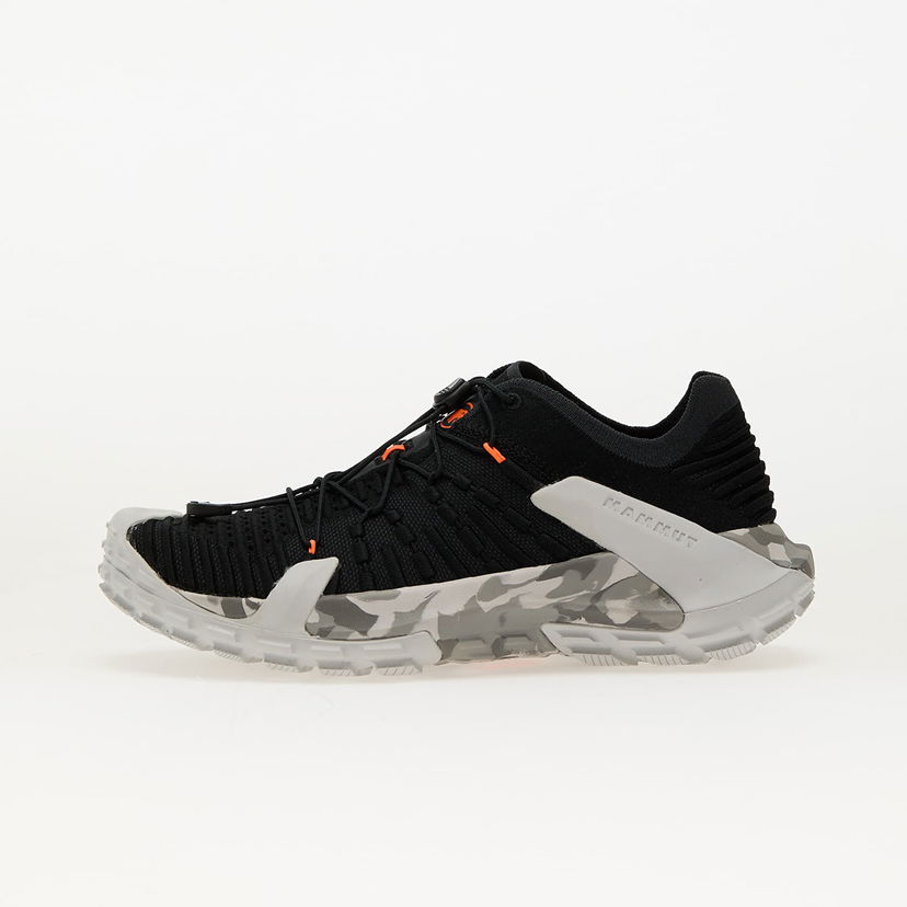 Tenisky a topánky Mammut Hueco Knit II Low Women Black-Light Ice Gray Čierna | 3020-06470 black-light ice gray