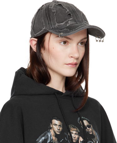 Šiltovka VETEMENTS Vetements Destroyed Cap Šedá | UA66CA160B, 1