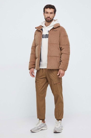 Prešívaná bunda Columbia Corduroy Puffer Jacket Hnedá | 2050992257, 2