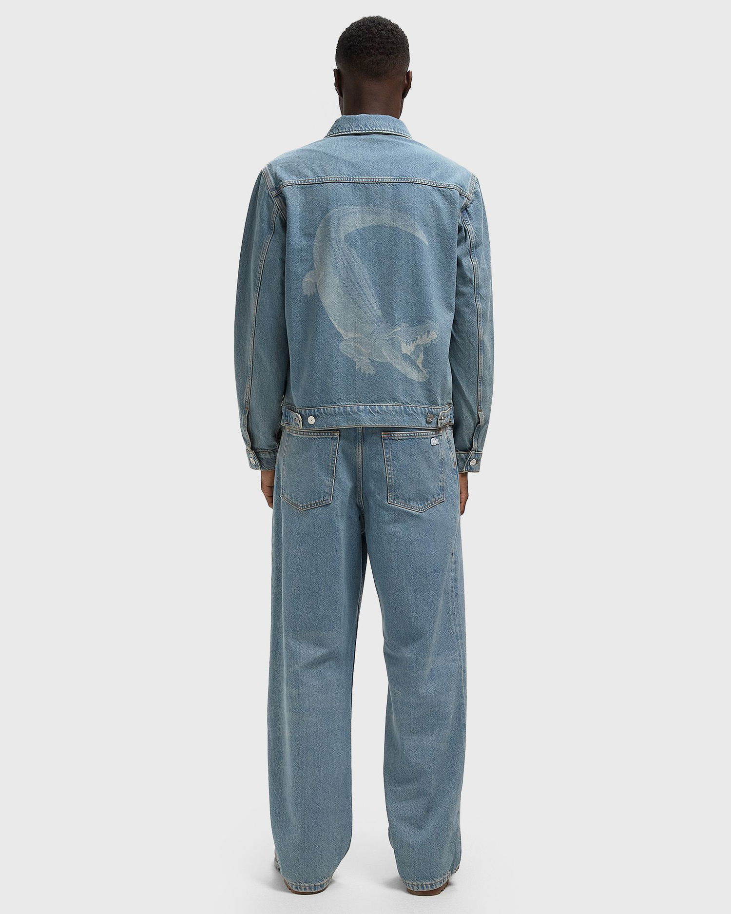 Bunda Lacoste Classic Denim Jacket Modrá | BH8982-MKU, 1