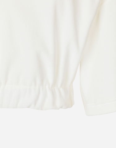 Crop Top Dolce & Gabbana Chenille Top With Logo Biela | F8U45ZGDBZTS9995, 2