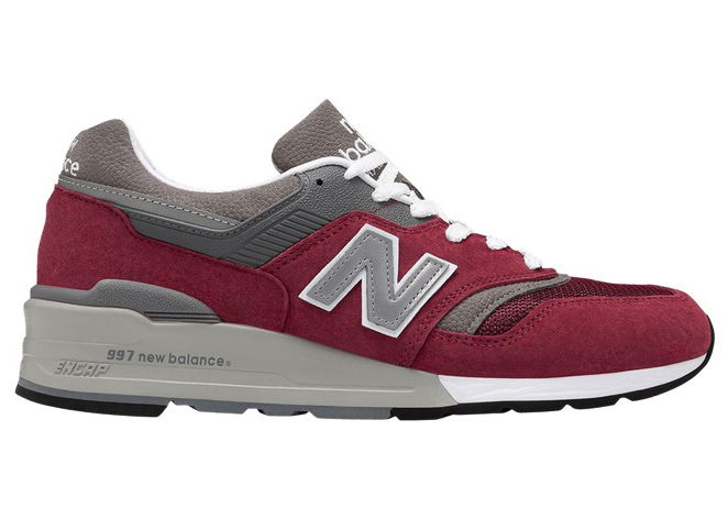 Tenisky a topánky New Balance 997 "Burgundy Grey" Made in USA Vínová | M997BR, 0