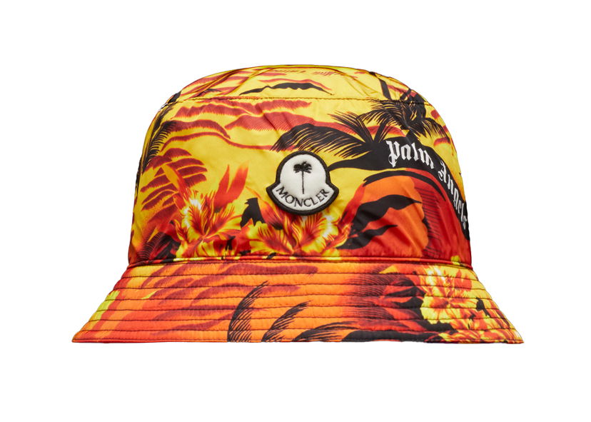 Klobúk Moncler Palm Angels x Printed Bucket Hat Oranžová | G209L3B000130U053140
