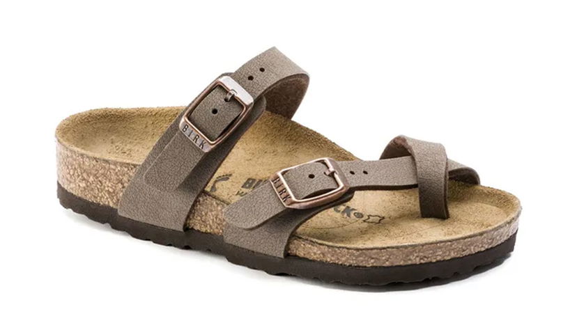 Tenisky a topánky Birkenstock Mayari Kids Birko-Flor Birkibuc Narrow Fit Sandals Šedá | 1014177