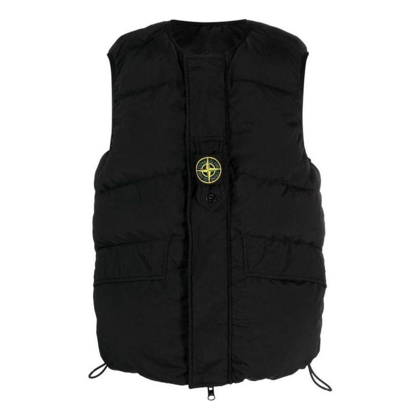 Vesta Stone Island Reversible Quilted Down Vest Čierna | 7915G1119-V0029