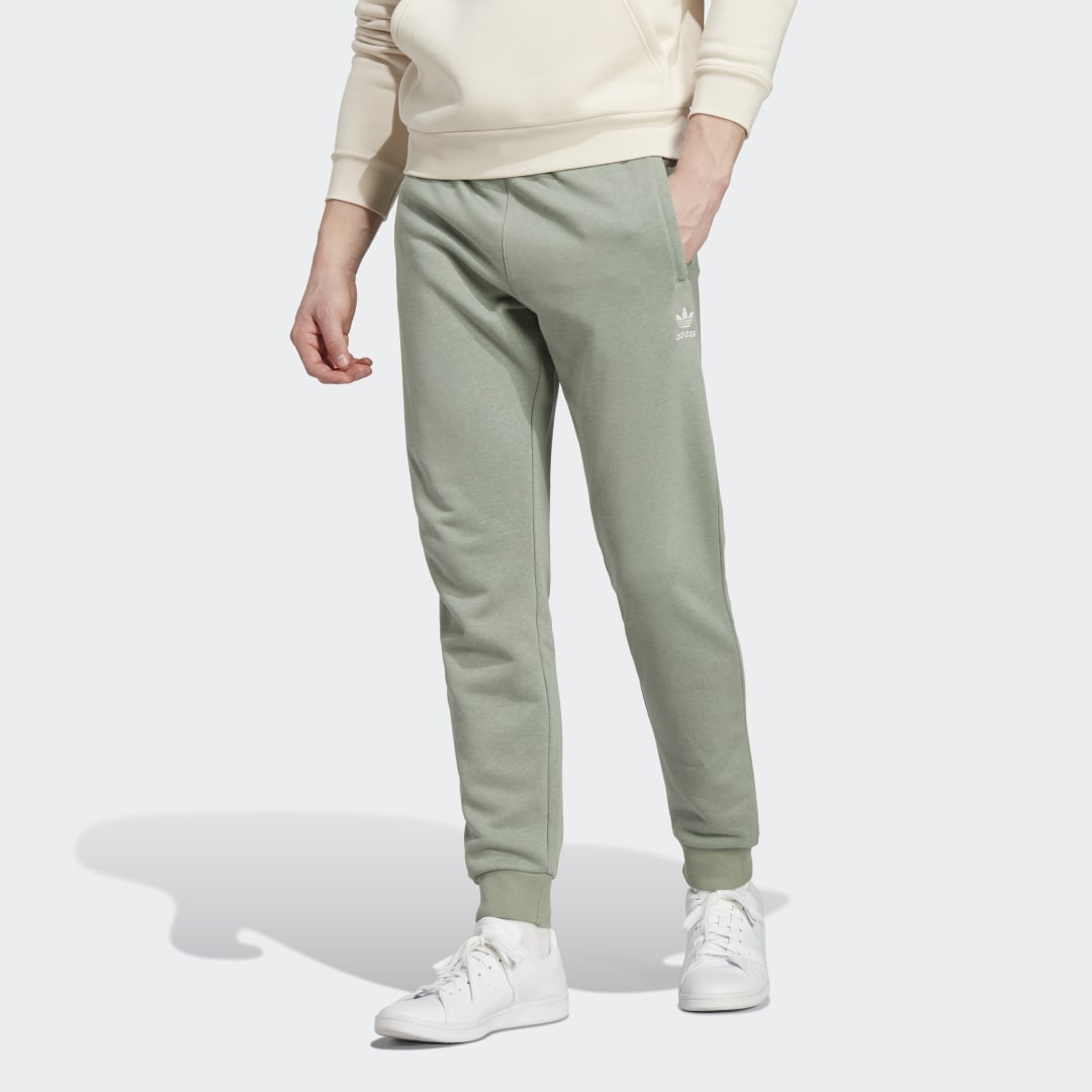 Tepláky adidas Originals Essentials+ Made with Hemp Zelené | HR2968, 0