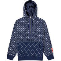 Sashiko Stitch Oversized Hoodie