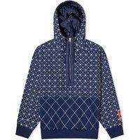 Mikina KENZO Sashiko Stitch Oversized Hoodie Navy | FD65SW0654MB-77, 1