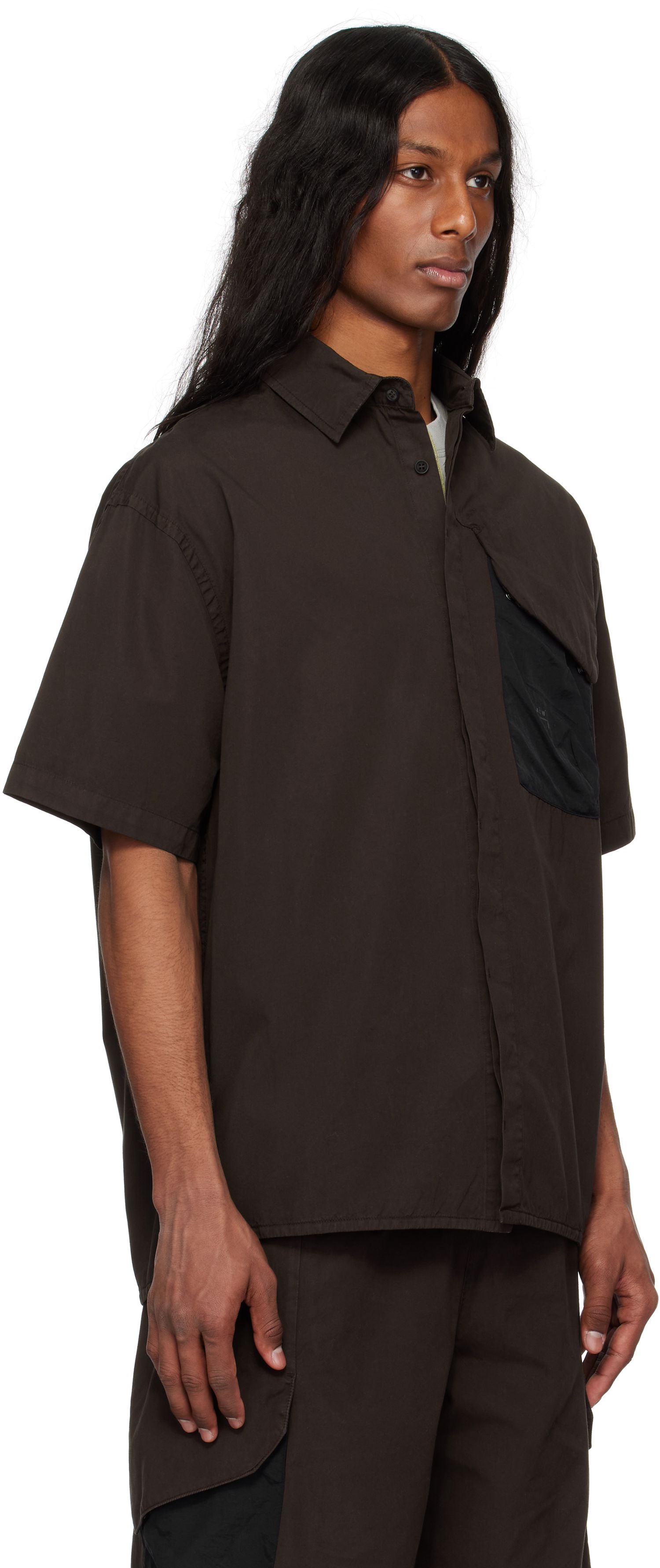 Košeľa A-COLD-WALL* A-COLD-WALL* Brunswick Short Sleeve Shirt Čierna | ACWMSH167, 1