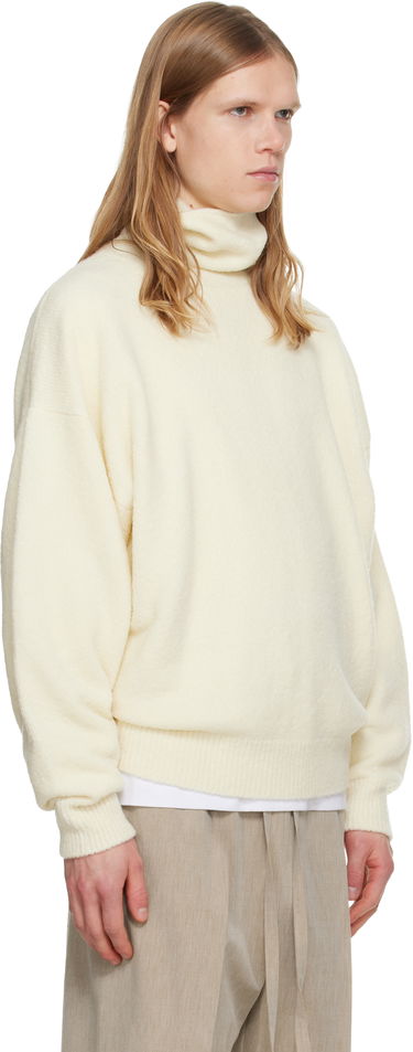 Sveter Fear of God Wool Split High Neck Sweater Biela | FG25FW20-209WBO-051, 1
