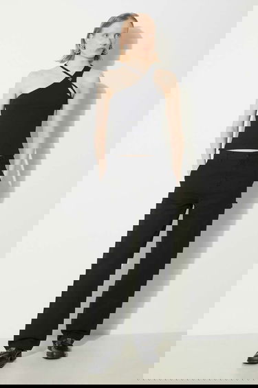 Nohavice Carhartt WIP Pierce Pant Straight High Waist Pants Čierna | I032966.8902, 1