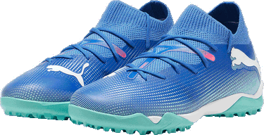 Tenisky a topánky Puma FUTURE 7 MATCH TT + Mid Jr Modrá | 107948-01, 5