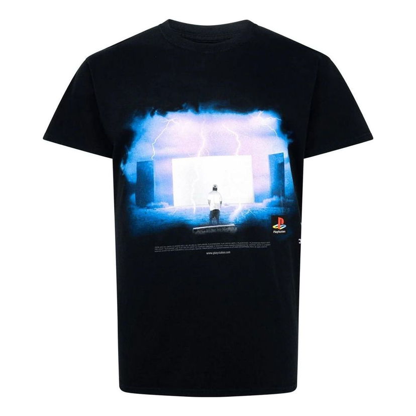 Tričko Cactus Jack by Travis Scott Travis Scott Monolith Night Graphic T-Shirt Čierna | CJPS-SS04