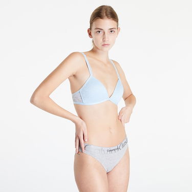 Podprsenka CALVIN KLEIN Lace Light Lined Triangle Modrá | QF6199E 5F9, 1