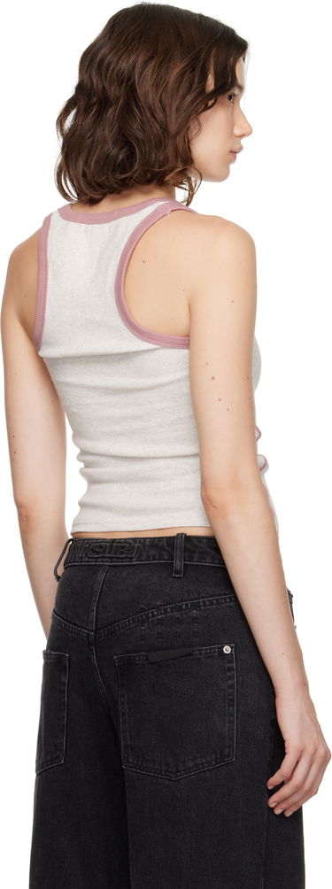 Tielko Ksubi Ksubi Pitt Lane Origin Tank Top Biela | WPF25SI002, 2