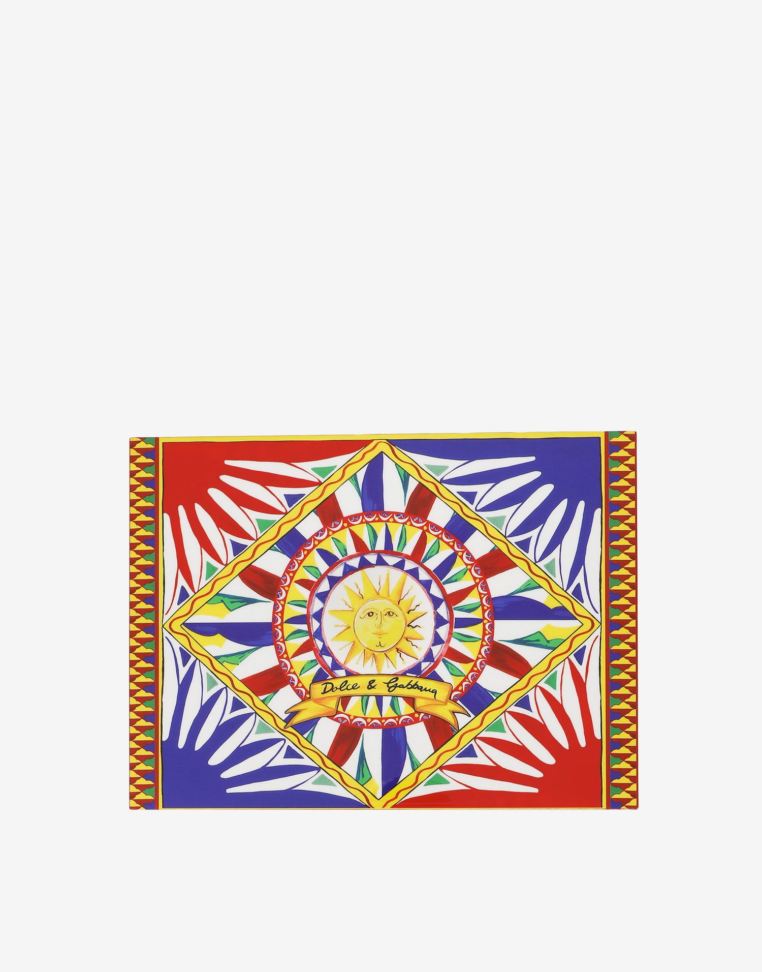 Home decor Dolce & Gabbana Dolce & Gabbana Sicilian Sun Print Large Decorative Plexiglass Box Rôznofarebný | TCC201TCAMYUC067, 0