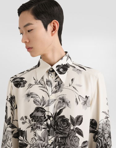 Košeľa Dolce & Gabbana Flower Bouquet-print Gold Jacquard Shirt Rôznofarebný | G5NP9TIS1Z0HK5SP, 3