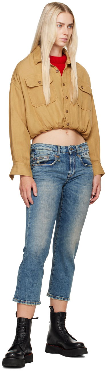 Džínsy R13 R13 Boy Straight Jeans Modrá | R13W0091-D081A, 3