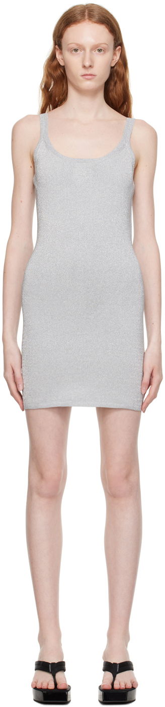 Šaty Alexander Wang Alexander Wang Tank Minidress Šedá | 4KC3236017, 0