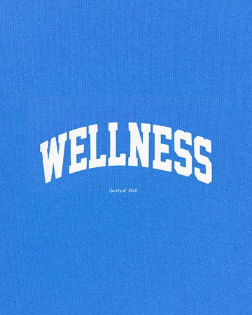 Mikina Sporty & Rich Wellness Ivy Cropped Crewneck Modrá | CR624OC, 1