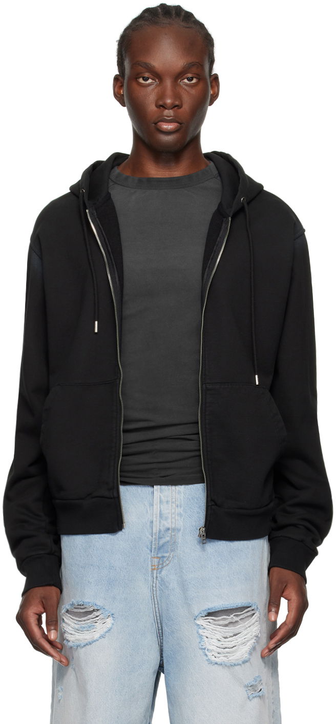 Mikina We11done We11done Zip Hoodie Čierna | WD-TJ2-24-812-U-BK, 0