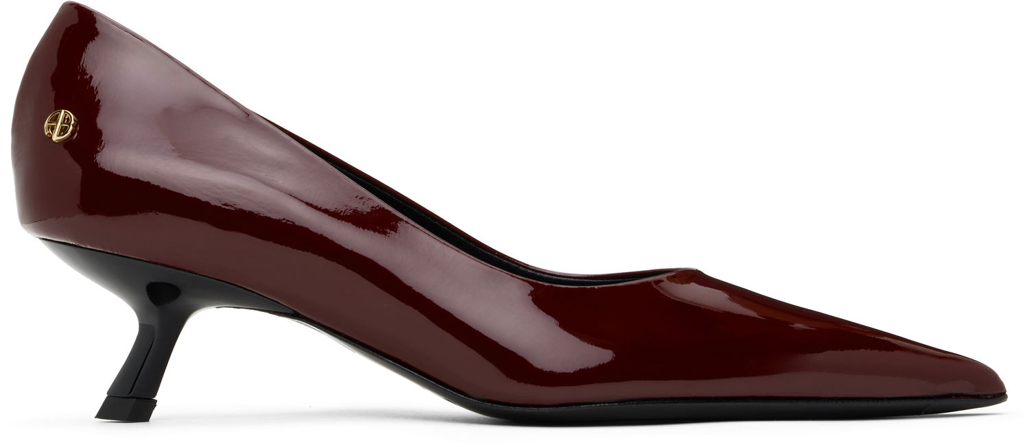 Tenisky a topánky Anine Bing Anine Bing Hilda Kitten Heels Vínová | A-14-10819-RED1, 0