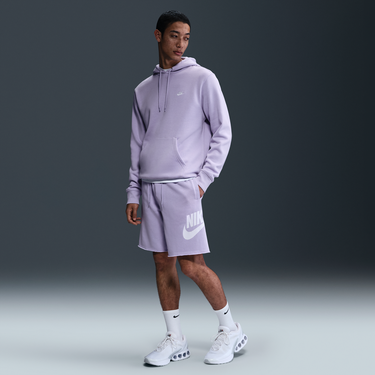 Mikina Nike Club Alumni Fleece Shorts Fialová | FQ4950-515, 2