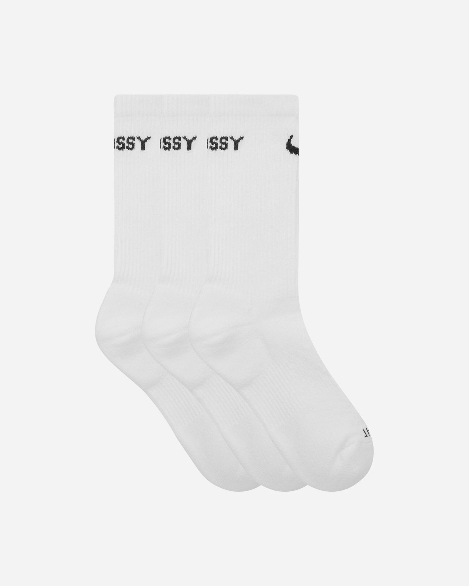 Ponožky Nike Stüssy x Cushioned Crew Socks 3-Pack Biela | FQ3054-100, 1