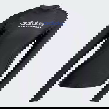 Tričko adidas Performance Long Sleeve Swim Top Čierna | JD2141, 4