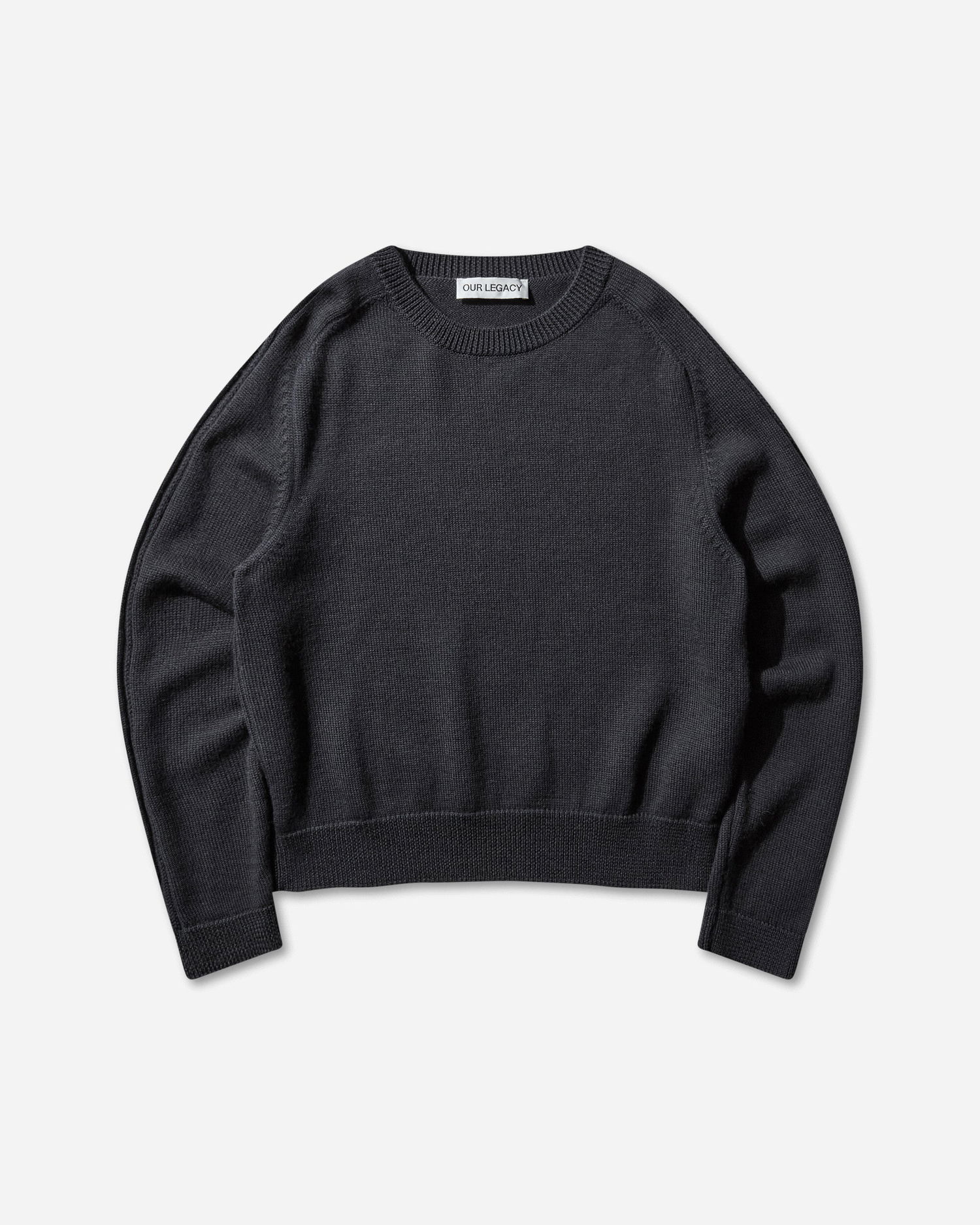 Sveter OUR LEGACY True Roundneck Sweater Čierna | M4253TO 001, 1