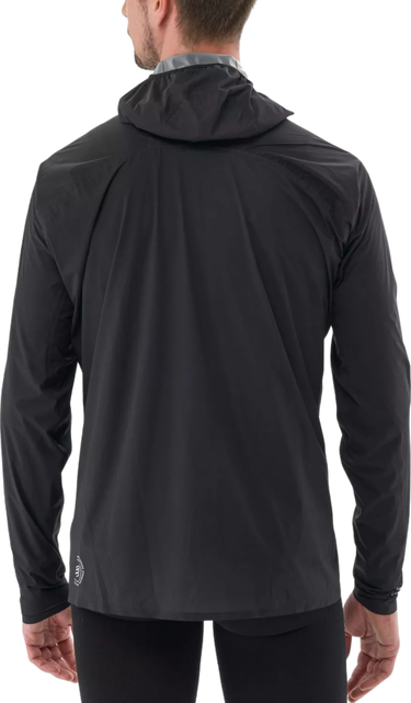 Vetrovka Compressport Hurricane Waterproof 10/10 Hooded Jacket Čierna | am00009b-990, 5