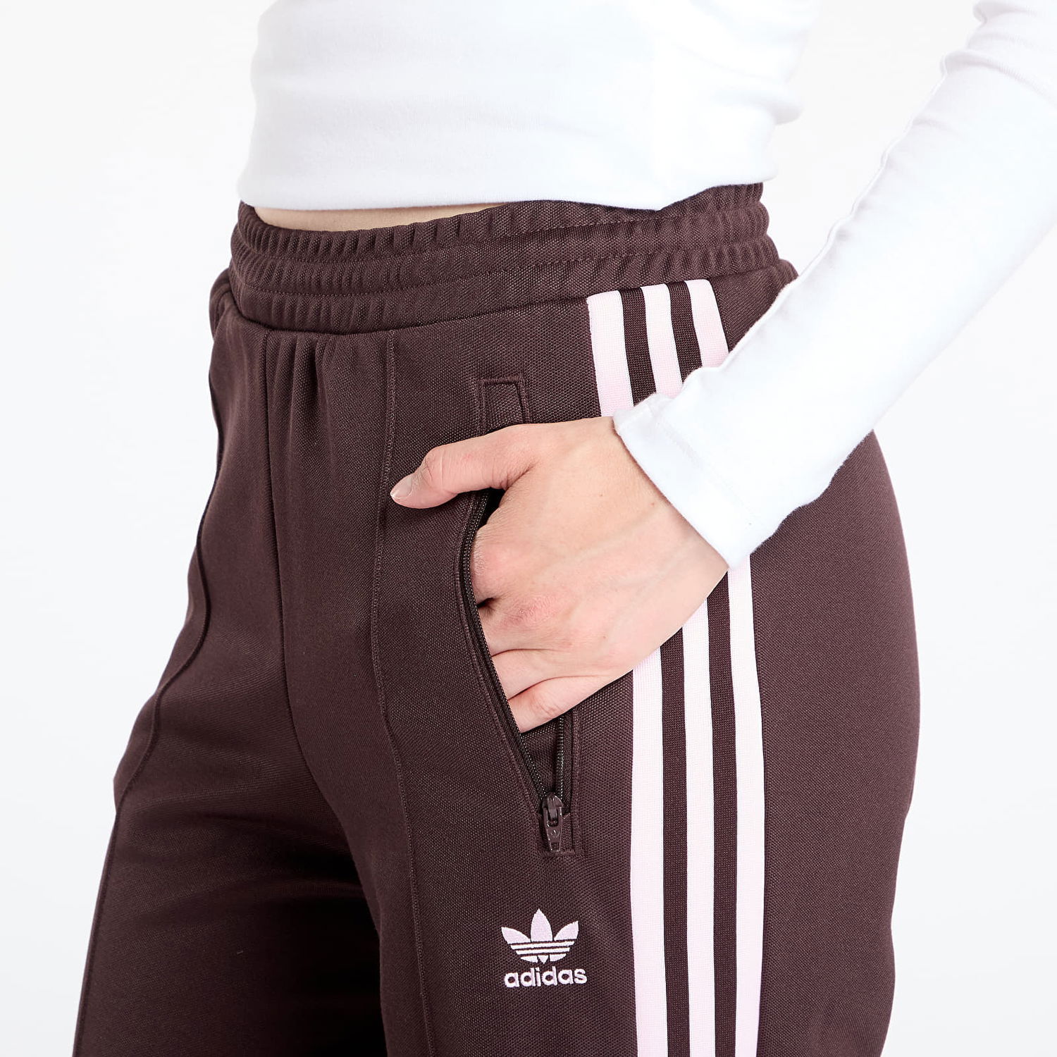 Nohavice a džínsy adidas Originals Beckenbauer Tracksuit Brown Hnedá | IR6093, 1