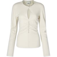 Tričko ISABEL MARANT Isabel Marant Dorine Long Sleeve Top Béžová | HT0281FA-A4K22I-90BE, 1